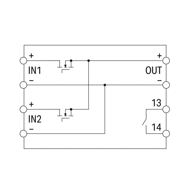 WAGO - Gleichstromversorgung Redundanzmodul 787-1685 2 x DC 24 V