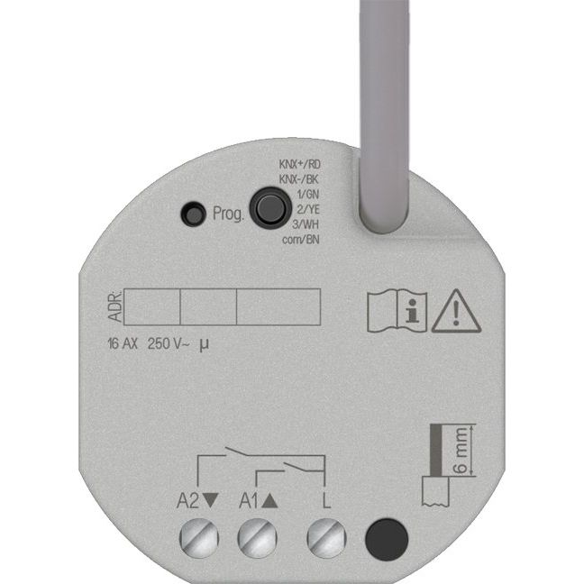 Jung - Bussystem-Schaltaktor KNX-Schaltaktor 2-fach 23002 1S U UP-Secure