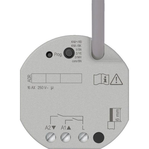 Jung - Bussystem-Schaltaktor KNX-Schaltaktor 2-fach 23002 1S U UP-Secure