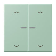 Jung - Bedienelement intelligent Taster mit Pfeilsymbolen BT LC 17102 P 217 vert anglais clair