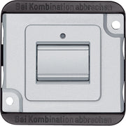 Merten - Taster Wechseltaster-Einsatz MEG3156-7060 1-polig, mattsilber