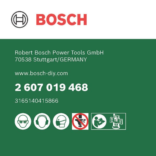 Bosch Power Tools - Werkzeugset 15-teiliges HM-Fräser-Set 2607019468 (1/4  − 1 Stück