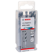 Bosch - Bohrer Metallspiralbohrer HSS 2608577219 PointTeQ DIN 338 5,1