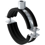 Fischer Deutschl - Zweiteiliger Bügel, rund Rohrschelle FRS 121-128 M8/M10 − 10 Stück
