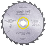 Metabowerke - Kreissägeblatt 628025000 HW/CT 254x30, 24WZ