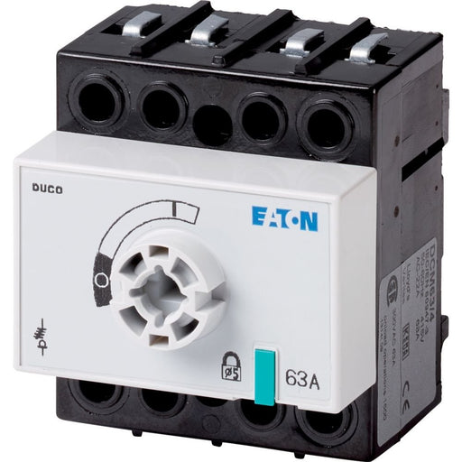 Eaton - Lasttrennschalter 4polig DCM-63/4-SK+FM 63A Rückanschluss
