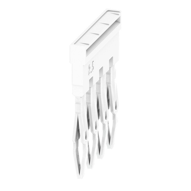 Weidmüller - Querverbinder/Brücker für Reihenklemme Querverbinder ZQV 2.5N/4 WT gesteckt − 60 Stück