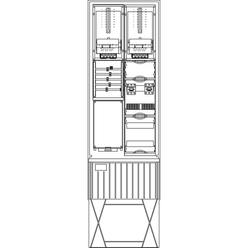Elsta Mosdorfer - Zähler-Komplettschrank Zähleranschlusssäule ZS342.W4.24A A340 W4 2Z 3.HZ 24TE