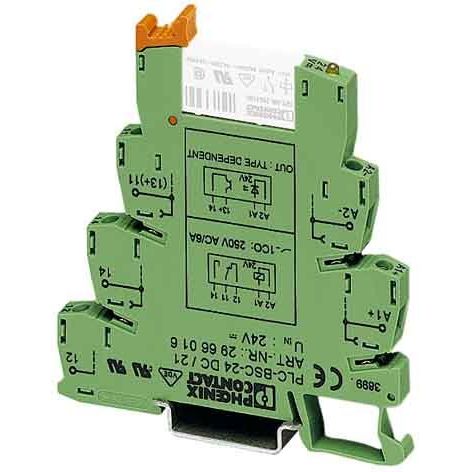 Phoenix Contact - Relaissockel PLC-Grundklemme PLC-BSC- 24UC/21 Eingang 24VAC/DC