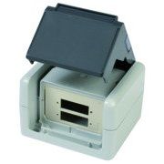 Telegärtner - Kommunikationsanschlussdose LWL Industrie Anschlussdose IP44 AP 100022788 für 2xSC-D Kupplung
