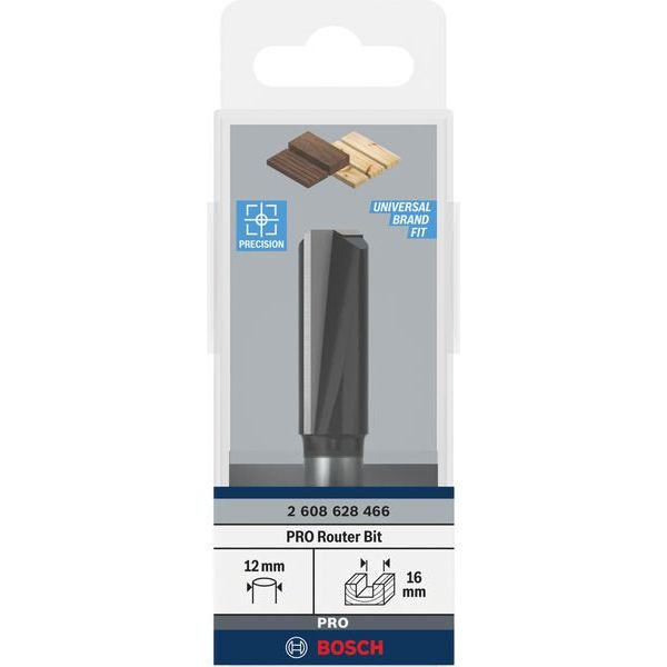 Bosch - Fräser PRO Nutfräser, 2608628466 zweischneidig 16 x L
