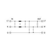 WAGO - Filter für Niederspannung Funkentstörfilter 1-phasig 787-980 Funkentstörfilter