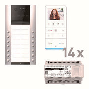 TCS Tür Control - Türsprech-Set video:pack AVA620214 PVAF142/003 IVW6511 14WE AP