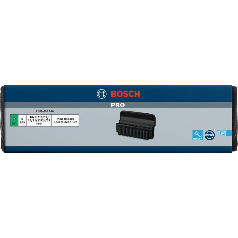 Bosch - Steckschlüsselset PRO Impact 2608003040 Steckschlüsselsatz