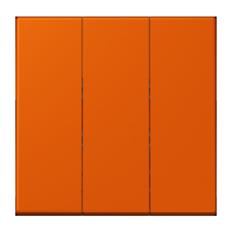 Jung - Abdeckung/Bedienelement für Installationsschalterprogramme Wippe 3fach LC 993 BF 260 orange vif (4320S)