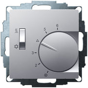 Eberle Controls - Raumthermostat/Uhrenthermostat UP-Raumregler 5-30C AC230V UTE 1770-Alu-55 1Wechsler