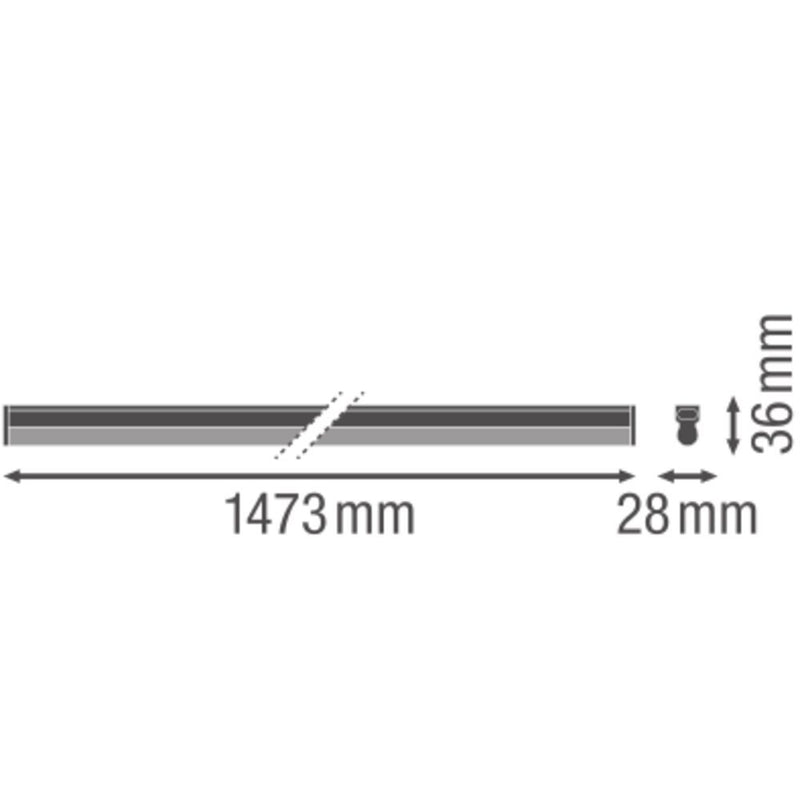 Ledvance - Lichtleiste LED-Lichtleiste m.Schalter LNCOMPSW.150017W3000 830
