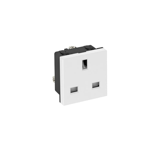 OBO Bettermann - Steckdose 0 Grad, 1-fach STD-BS0 RW1 250V, 13A, Brit. St