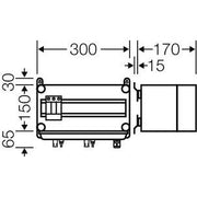 Hensel - Dose, Gehäuse für Montage auf der Wand/Decke PV-GAK mit ÜSE Mi PV 1111 1xPV-String auf 1xWR