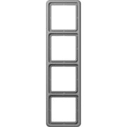 Jung - Abdeckrahmen Rahmen 4-fach gr CD 584 GR waage/senkrecht