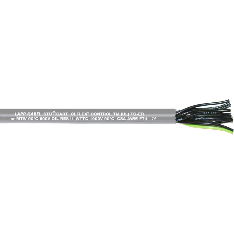 Lapp Kabel&Leitung - Energiekabel < 1 kV, für ortsveränderlichen Einsatz ÖLFLEX CONTROL TM 25G1,5 281625/610 − 610 Meter