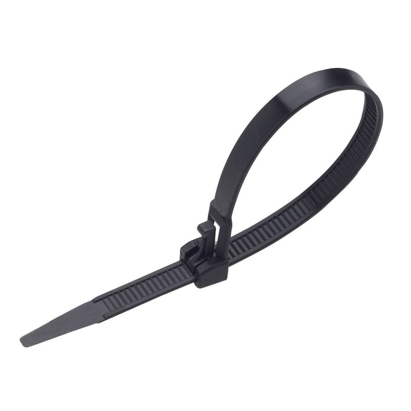 Cimco Werkzeuge - Kabelbinder öffenbar 181495 7,5x200mm,sw − 100 Stück