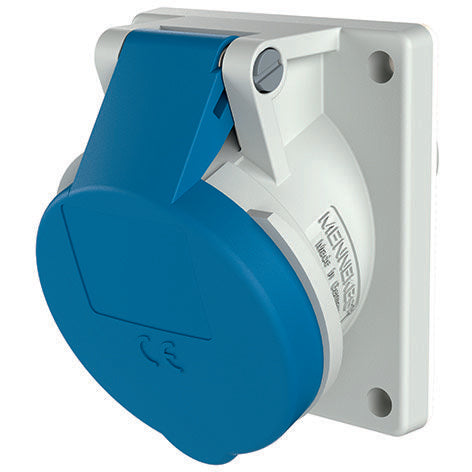 Mennekes - CEE-Anbausteckdose (IEC 60309) Anbaudose TA 1463 16A,3p,6h,230V,IP44