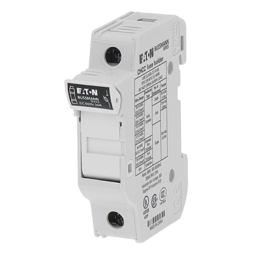Eaton - Halter für zylindrische Sicherung Sicherungshalter Niedersp. 1Pole 30A #CHCC1DU 30A AC 600V 1polig − 12 Stück