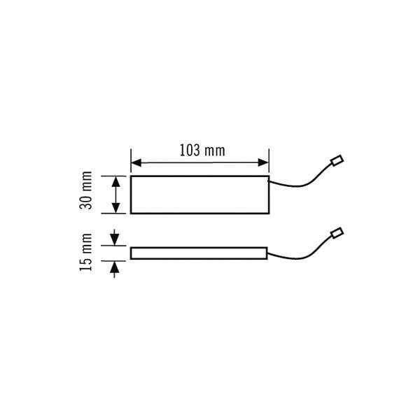 ESYLUX - Akku NiMh SLESLFBA.NiMH1600mAh SLE/SLF 4,8V/1,6Ah