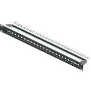 Leviton - Patchpanel Kupfer Patchpanel 24-fach MMCPNLX24SIJ8MIL 1U SIJ inline panel