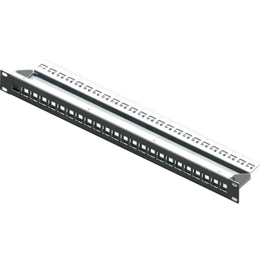 Leviton - Patchpanel Kupfer Patchpanel 24-fach MMCPNLX24SIJ8MIL 1U SIJ inline panel