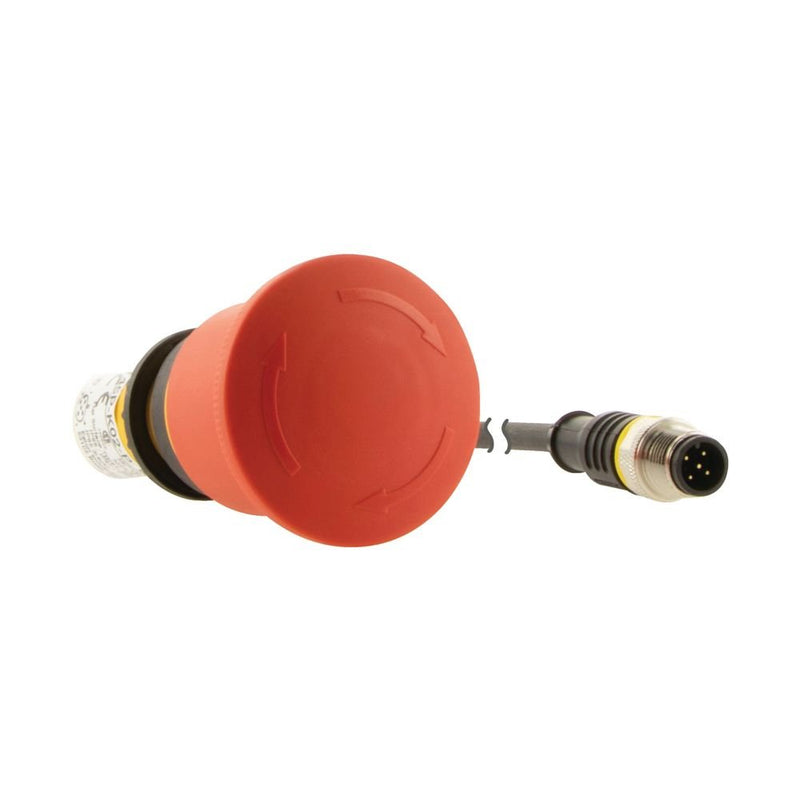 Eaton - NOT-AUS-Taster, Komplettgerät Not-Halt-/Not-Aus-Taste C22-PVT45P-K02-P10 Palmenform 5p. 2Ö