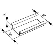 Eaton - Tragschiene Hutschiene TS35X15 35x15 mm − 10 Stück