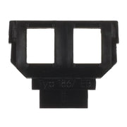 Busch-Jaeger - Einsatz/Abdeckung für Kommunikationstechnik Sockel für 1758... 1867 EB f. Mod.-Jack 2x6u.8p