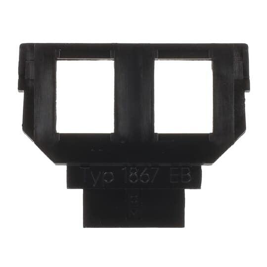 Busch-Jaeger - Einsatz/Abdeckung für Kommunikationstechnik Sockel für 1758... 1867 EB f. Mod.-Jack 2x6u.8p