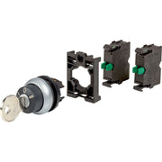 Eaton - Frontelement für Wahlschalter Schlüsseltaste RMQ-Titan M22-WS3-2K10-BVP tastend 3 Stellungen