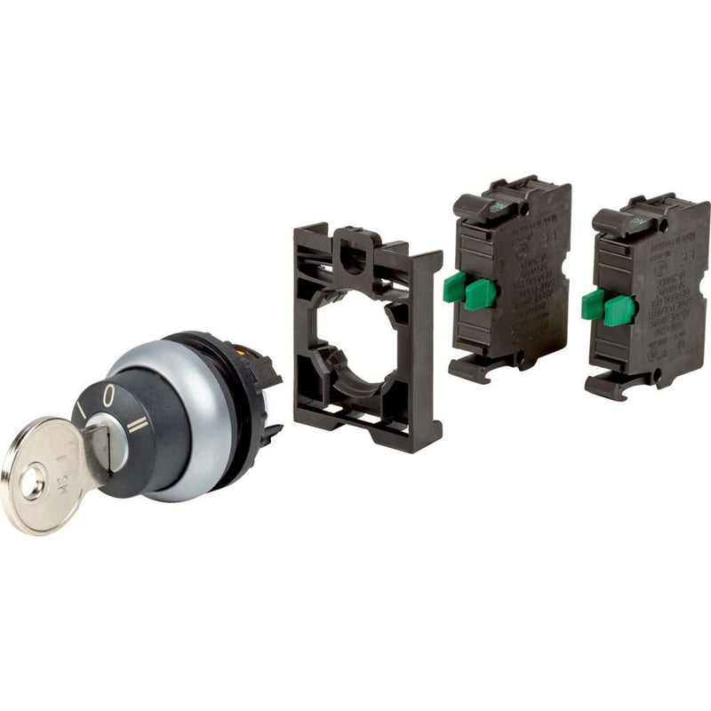 Eaton - Frontelement für Wahlschalter Schlüsseltaste RMQ-Titan M22-WS3-2K10-BVP tastend 3 Stellungen