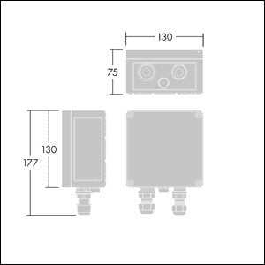 Thorn - Elektrisches Zubehör/Ersatzteile für Leuchten Anschlussbox CONT3 4L  #96633487