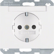 Berker - Steckdose SCHUKO-Steckdose pws 47387009 m.Beschriftungsfeld