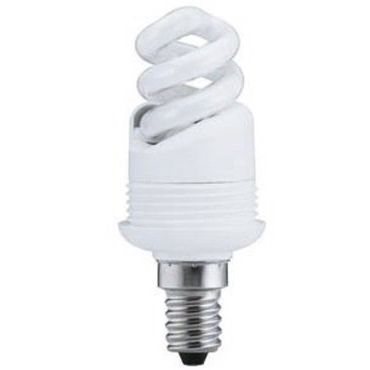 Scharnberger+Hasenbein - Kompaktleuchtstofflampe mit integriertem Vorschaltgerät Energiesparlampe 37x123mm 45923 220-240V E14 7W wws