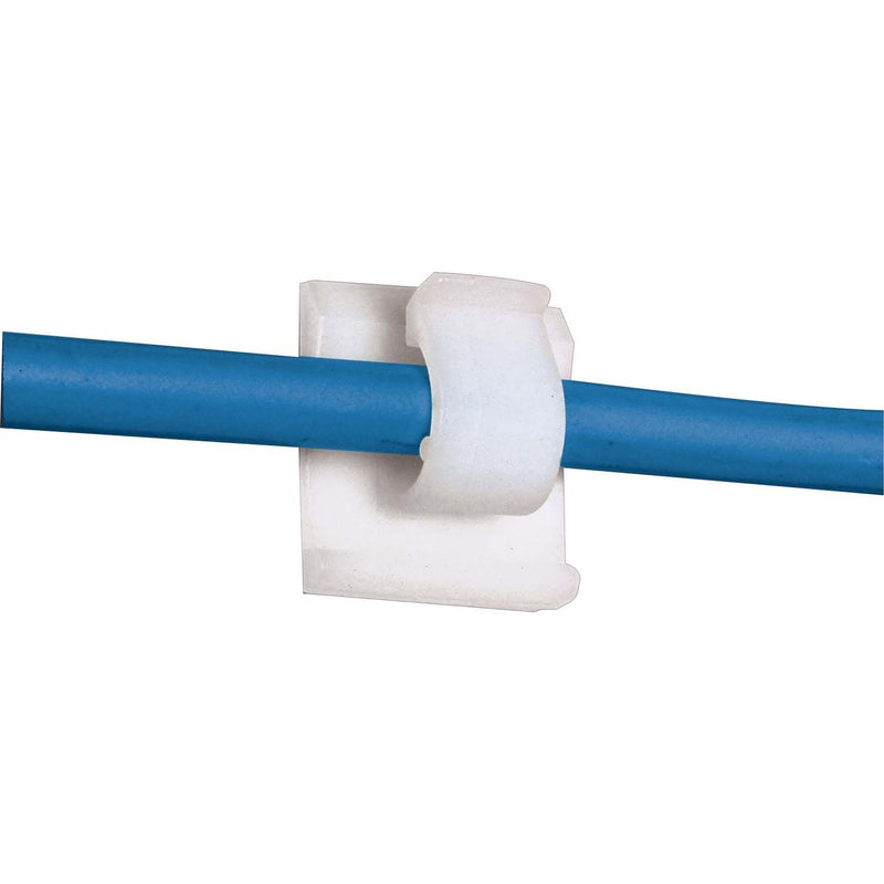Panduit - Befestigungsschelle für Kabel/Rohre Kabelklemme selbstklebend ACC38-A-M f.9,6mm natur − 1000 Stück