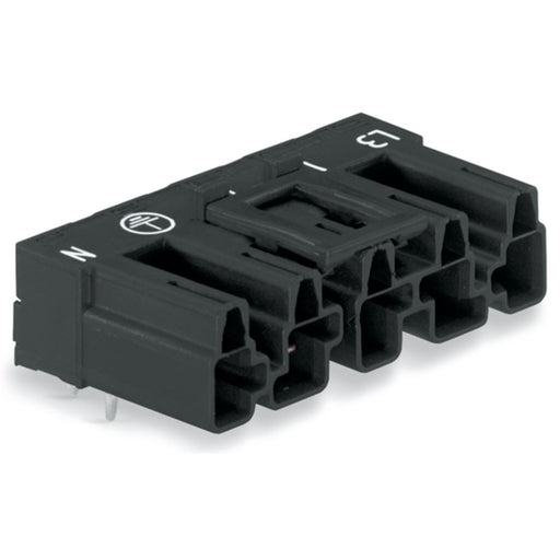 WAGO - Leiterplattensteckverbinder Stecker für Leiterplatten 770-815/011-000 5-polig,schwarz − 50 Stück