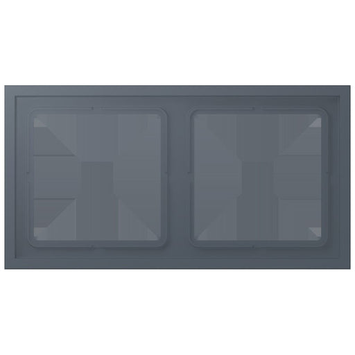 Jung - Abdeckrahmen Rahmen 2-fach LCZ 982 BF 262 gris fonce 59