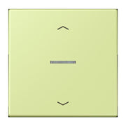 Jung - Abdeckung/Bedienelement für Installationsschalterprogramme Wippe mit Lichtleiter LC 101 KO5P 222 vert jaune clair