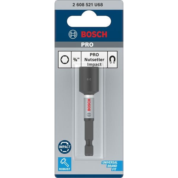 Bosch - Steckschlüsselset PRO Nutsetter Impact, 2608521U68 3/8