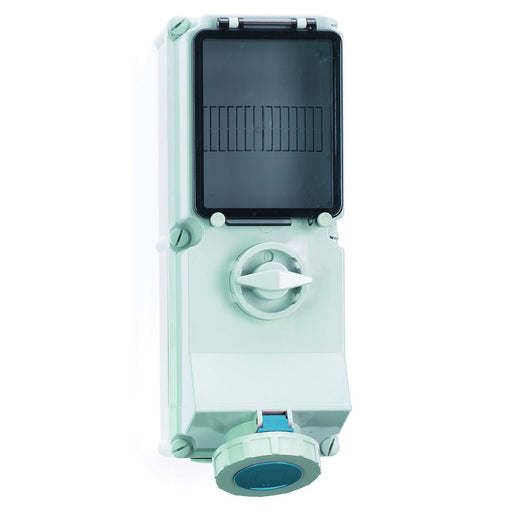 Bals Elektrotech - CEE-Steckdose abschaltbar, abgesichert (IEC 60309) Wandsteckdose abschaltbar 17278 abgesichert 16A 4p