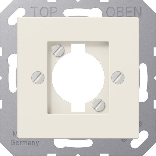 Jung - Einsatz/Abdeckung für Kommunikationstechnik Abdeckung f. XLR-Steckdose A 568-1 BF weiß
