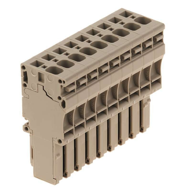 Weidmüller - Zubehör/Ersatzteile für Klemmen Stecker ZP 4/1AN/9 Zugfederanschl.,4mm² − 10 Stück