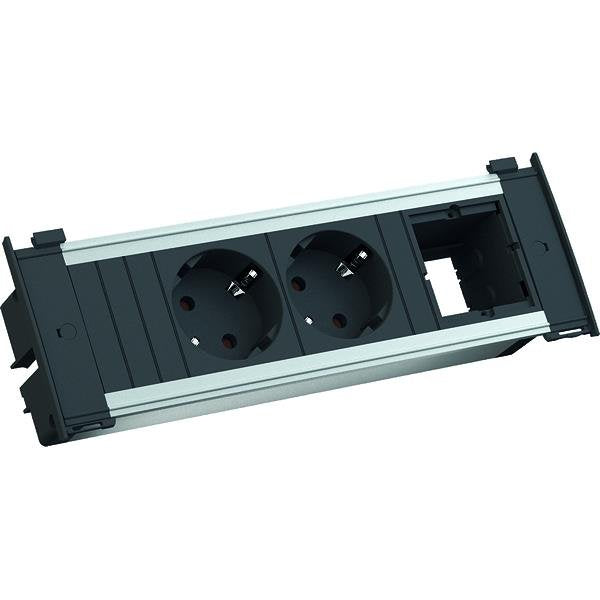 Bachmann - Mehrfachsteckdose KAPSA Steckdosenleiste 927.052 2xSchutzk.,1xCustom