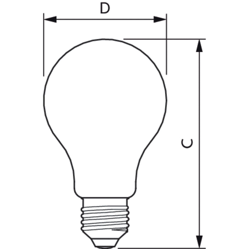 Philips Lighting - LED - Lampe/Multi - LED LED - Lampe E27 CorePro LED#34655000 matt Glas